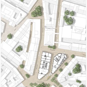 Eine erste Vision der neuen Freiraumqualitäten in der Altstadt (Credit: Keller Damm Kollegen, Landschaftsarchitekten Stadtplaner)